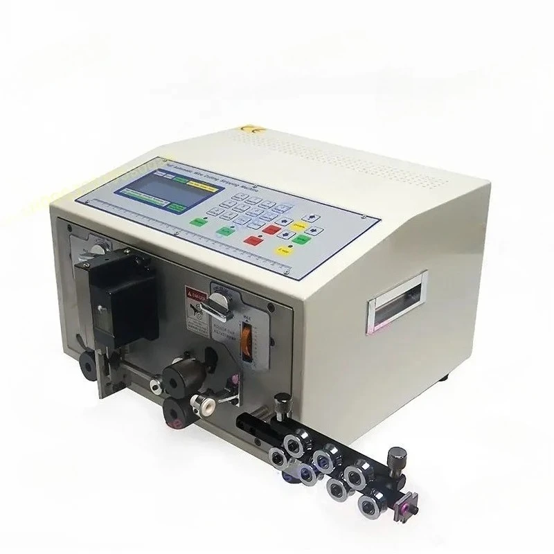 

10mm² Automatic Thick Wire Stripper SWT508-JE2 Cable Peeling Cutting Stripping Machine with Straightener for