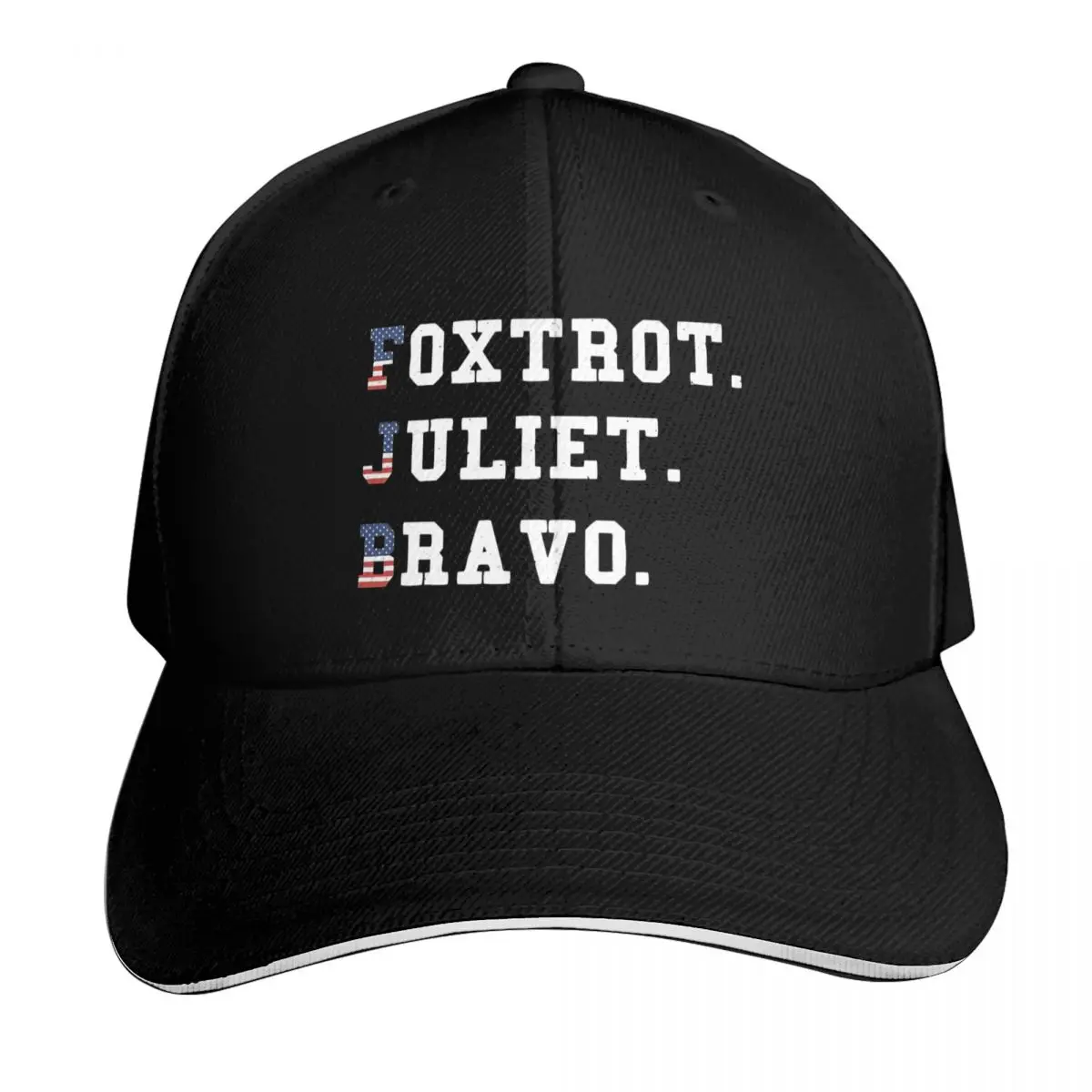 

Foxtrot Juliet Bravo Baseball Cap Sports Cap Kids Hat designer cap Sun Hat For Children Women's Beach Visor Men's