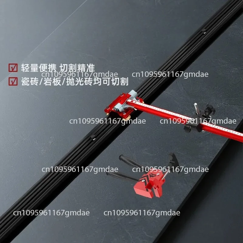 new T-shaped track tile push knife, high-precision portable manual tile slate cutting machine