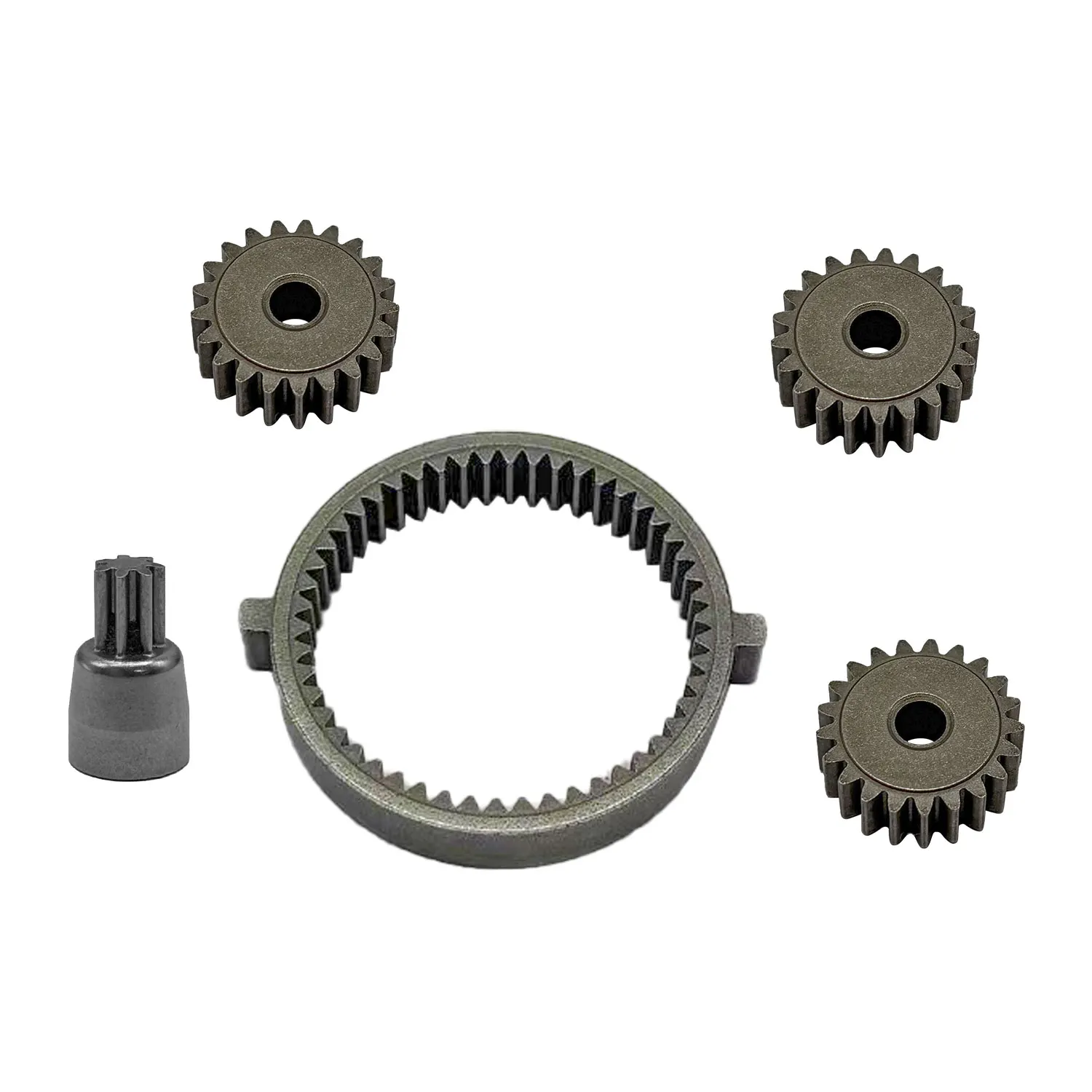 1/3/5 Gears Electric Brushless Wrench Gear Assembly Motor 7/21/50 Teeth Small Large Gear Ring Aluminum-Iron Brushless Motor Gear