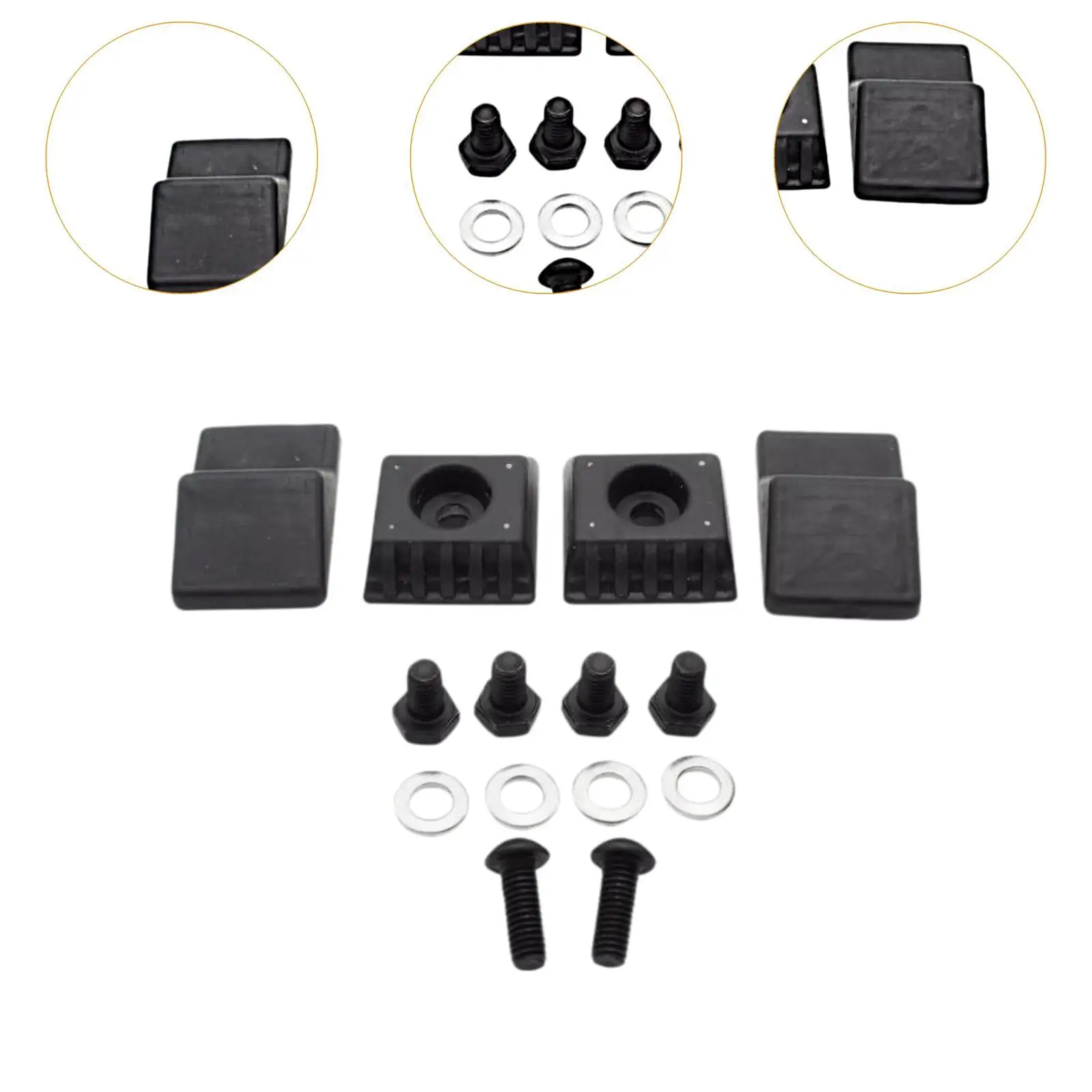 4-teiliger Stoppspuffer für den hinteren Kofferraum A 1247580144   für Mercedes-Benz Robust