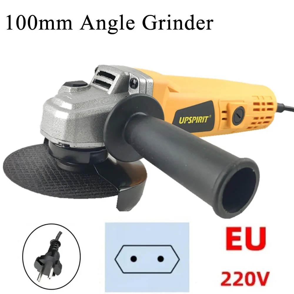 100mm Electric Angle Grinder Plug-in European Standard Home Polishing Machine Multifunctional Cutting Machine