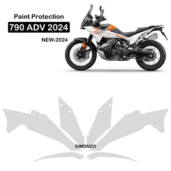 For KTM 790 ADV Paint Protection Film Fits 790 Adventure PPF Fairing Protection TPU Anti-scratch Protection Film 2024