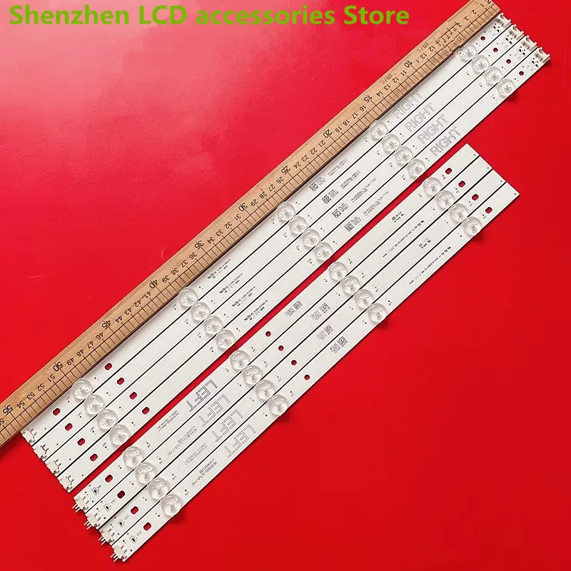 LED الخلفية ل 49UK6200 49UK6300 49LK5700PSC 49UJ630V 49UJ6300 49LK5700 49LJ5550 NC490DUE-AAFX1-41CA 9LED(3 فولت) 994 مللي متر