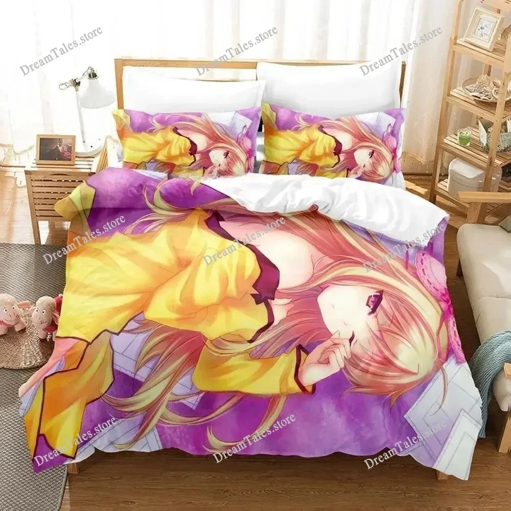 

Anime THE PET GIRL OF SAKURASOU Bedding Set Boys Girls Twin Queen Size Duvet Cover Pillowcase Bed Kids Adult Home Textileextile