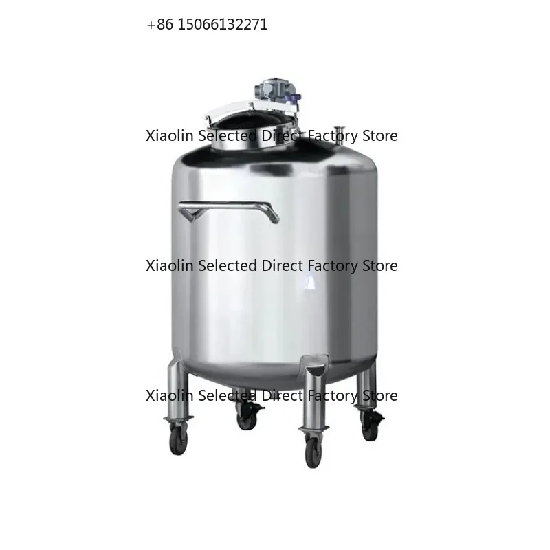 New Arrival ForLow Price 100L 500L Storage Tank With Pneumatic Agitator Paddle For Perfume Shampoo Mixing Mixer Containe