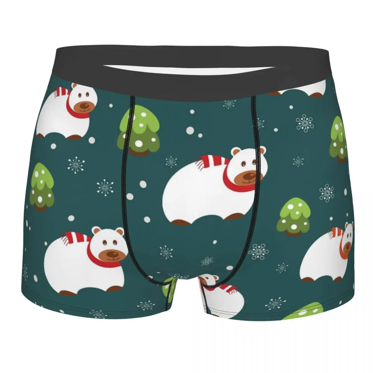 Christmas An Important Christian Festival Commemorating The Birth Of Jesus Christ The Polar Bear Underpants Homme Panties Men's