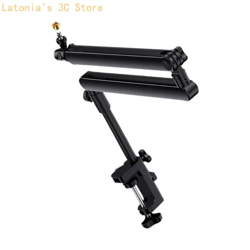 Einstellbare Desktop Mikrofon Boom Arm Halterung Heavy Duty Clamp 3 Achsen 360 ° Drehung Für Streaming Voice Over Broadcasting – Detail 3