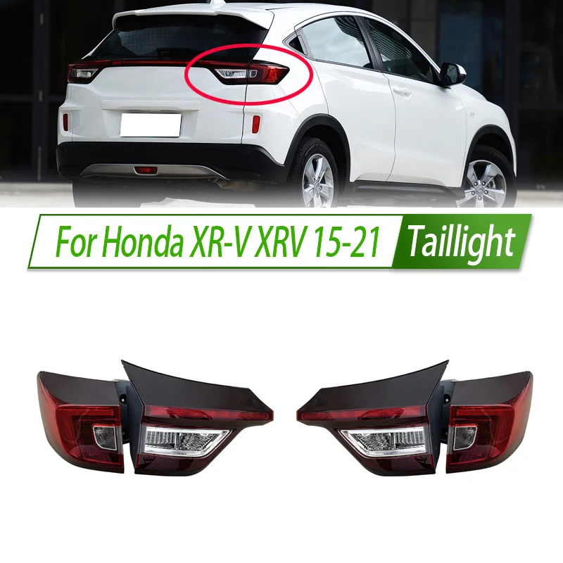 

Для Honda XR-V XRV 15-21 автомобильный задний фонарь в сборе, задний фонарь в стиле OEM с указателем поворота, замена прямой посадки