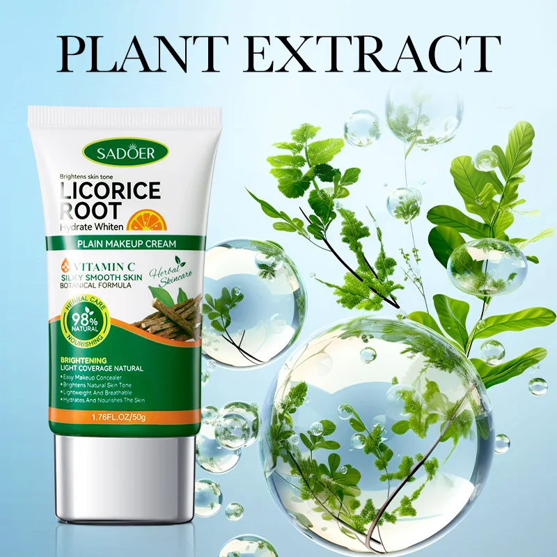 サドアー リコリスVC保湿美白クリーム オイルコントロール コンシーラー ブライトニングスキンカラー 簡単塗布クリーム