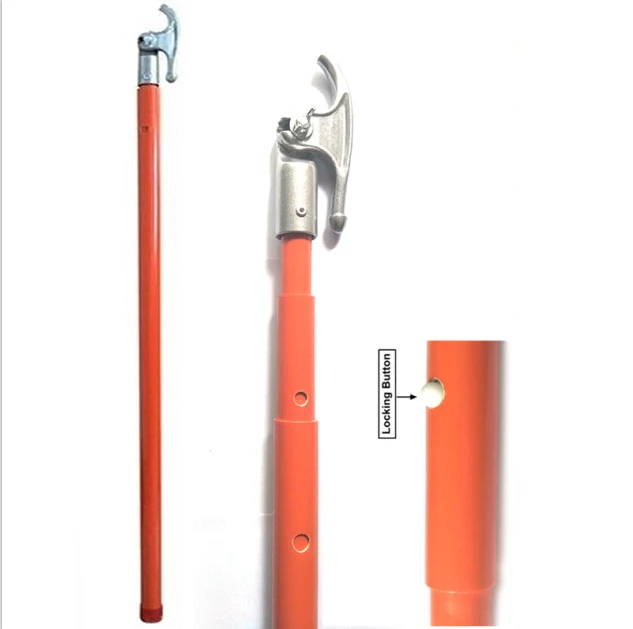 

Lineman Fiberglass High Voltage Telescopic Hot Sticks with Push Button