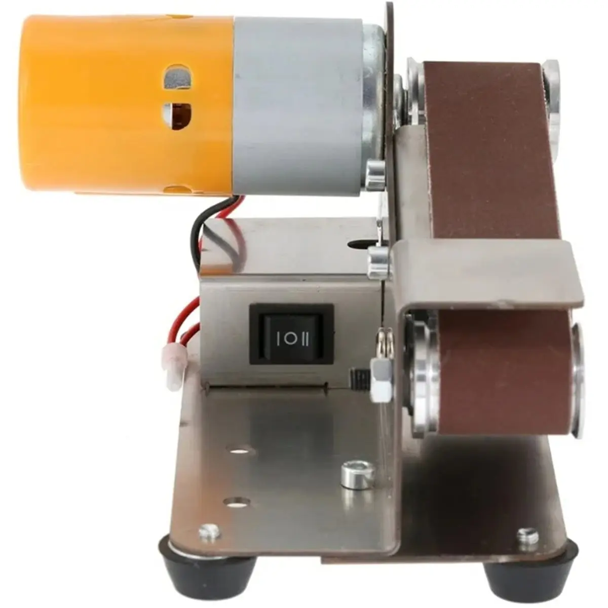 HAPPY EVER Electric Belt-Sander Polishing-Grinding KnifeSharpener, 7 Speed Adjustable for DIY Model Crafts US