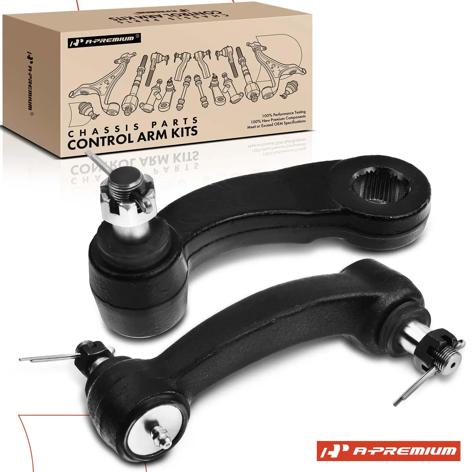 A-Premium Pair Kit Control Arm Link for GMC G1500 G2500 1983-1995 G3500 1983-1996 Chevrolet G10 G20 1983-1995 G30 1983-1996