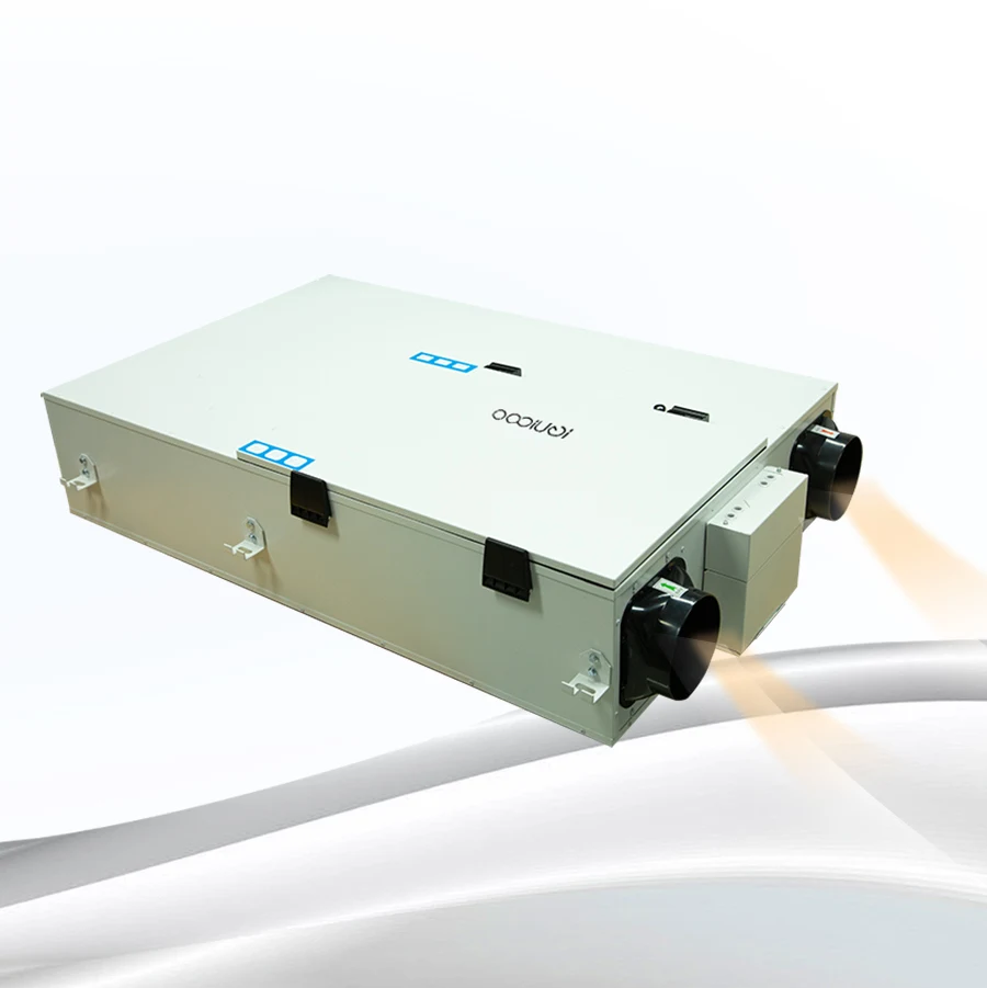 Fresh air Ventilation System Mhrv Heat Recovery Ventilation with Heat Pump Precool and Preheat