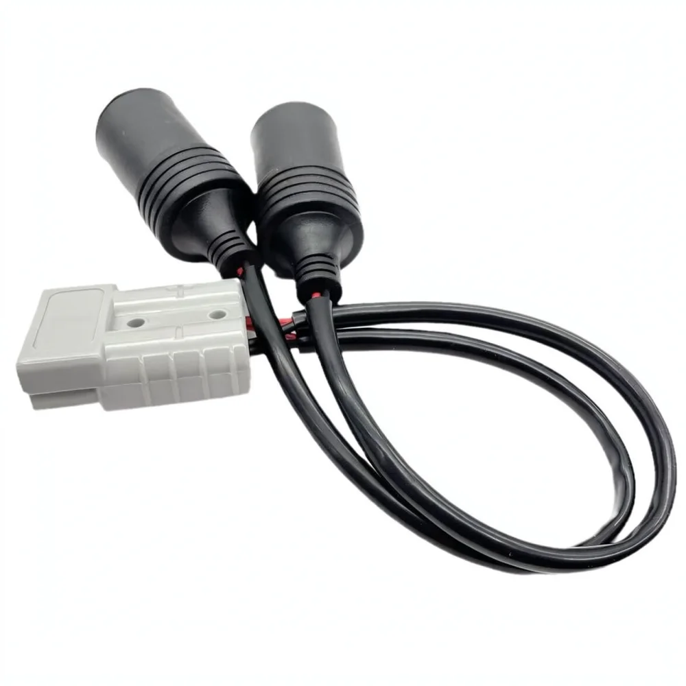 Car Lighter Socket To 50A For Anderson Style Connector Extension Cord For GVOV RV Auto Electrical Power Supply Adapter