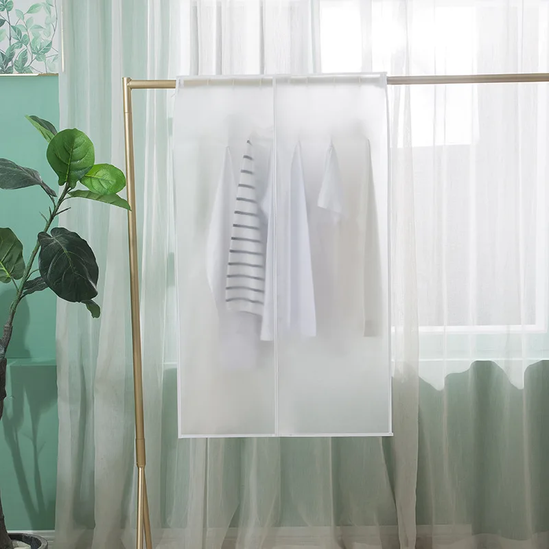 Bedroom Transparent Clothing Organizer Dust Cover PEVA Coat Hanger Hanging Dust Cover Dress Suit Water proof Dustproof Covers