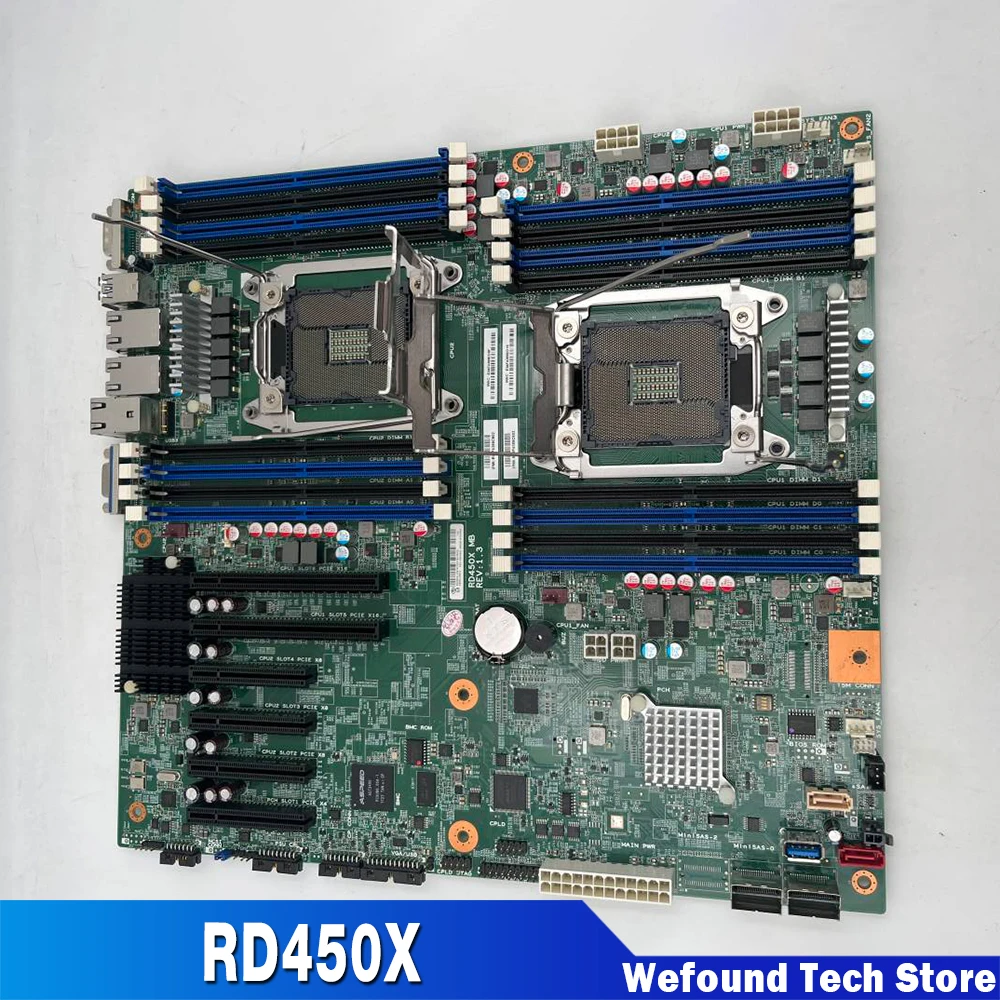 For Lenovo For X99 C612 00HV330 00HV211 00HV328 512GB Support E5-2600 V3 Server Motherboard RD450X