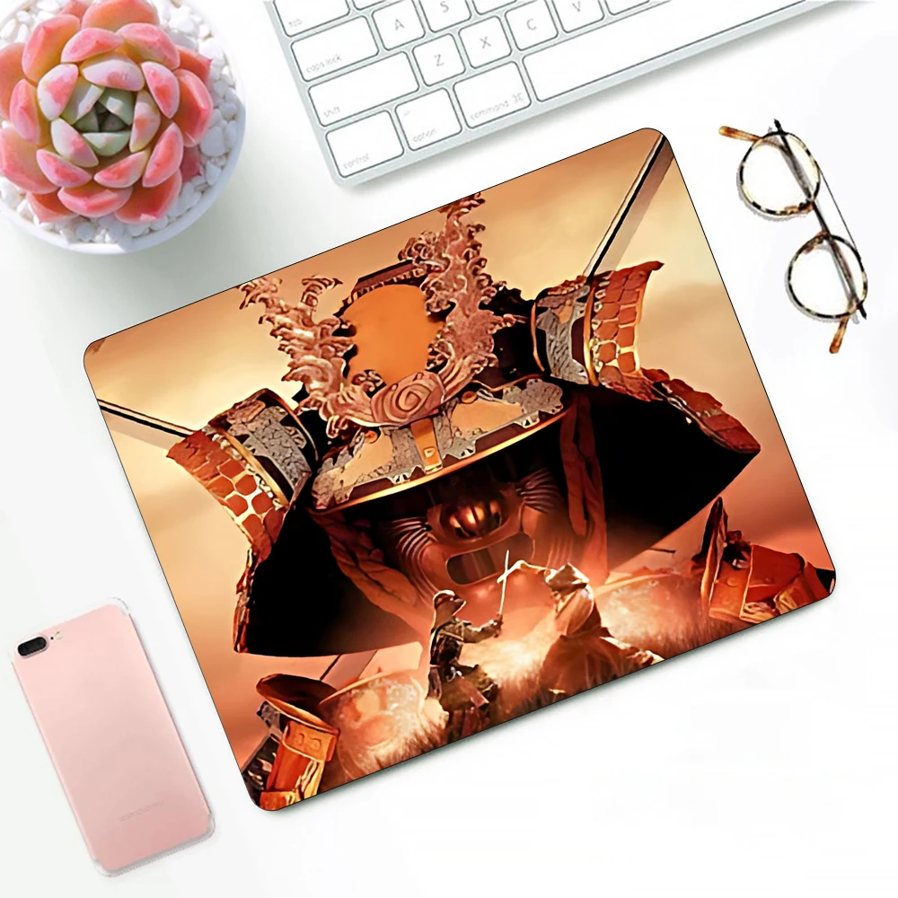 Japanese samurai devil Gaming Mouse Pad XS Small Mousepad For PC Gamer Desktop Decoration Office Mouse Mat Deskmat Rug