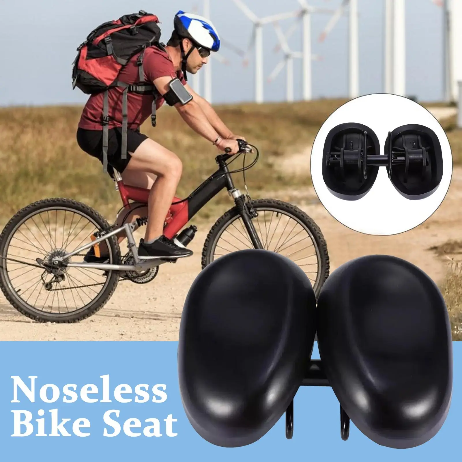 

Mountain Bike Seat Cushion Adjustable Bike Saddle Cover Shock Absorption Replacement Saddle Pad Riding Accessories For Leisure
