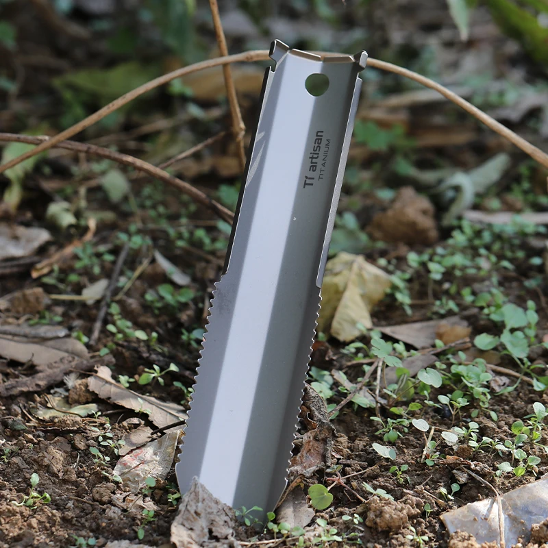 Titanium Serrated Camping Shovel 5