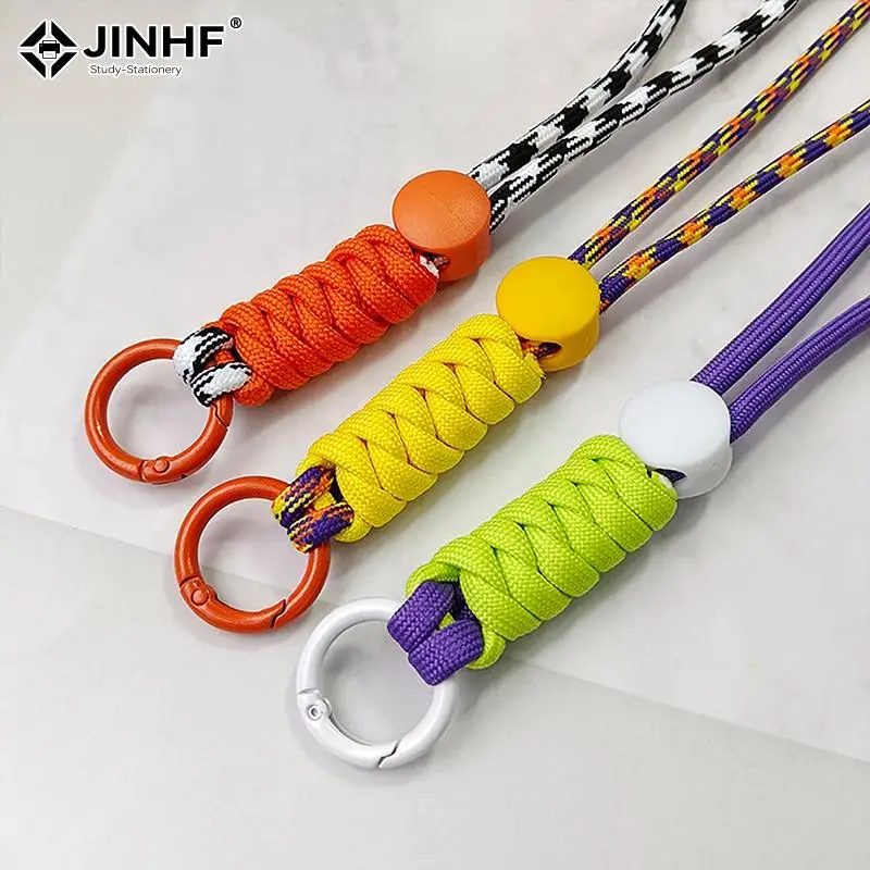 Mobile Phone Lanyard Hand-woven Sports Wrist Lanyard Outdoor Mountaineering Lanyard Phone Pendant Camera Rope Cellphone Lanyard