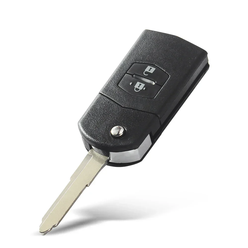 KEYYOU For Mazda 2 3 5 6 M6 MX5 CX5 CX7 CX9 RX8 2011-2015 1PCS NEW 2/3/4 Buttons Remote Key Case Fob Shell Flip Folding view 3