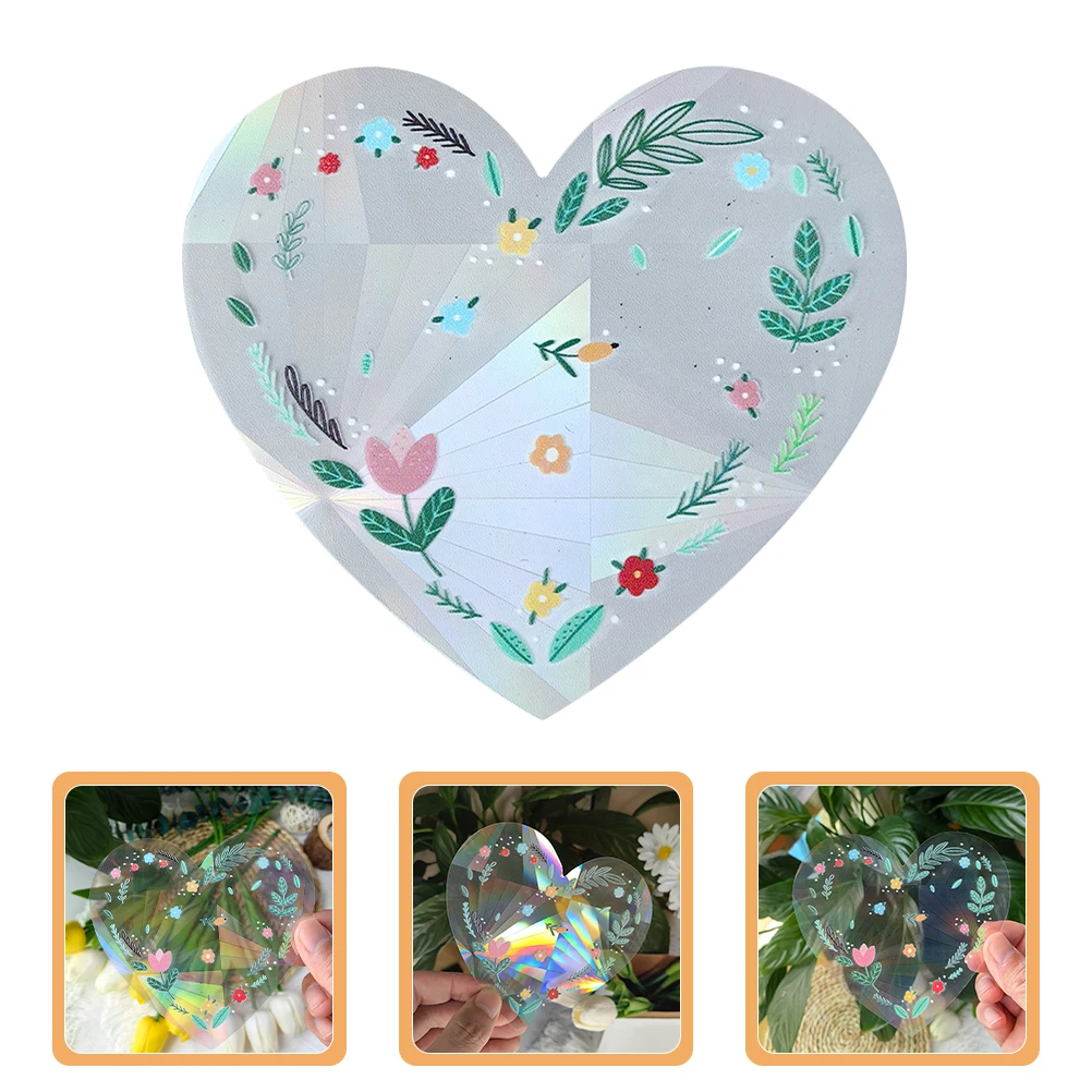 

Valentine Heart Window Stickers Sun Catchers for Windows Glass Clings Pvc Suncatcher