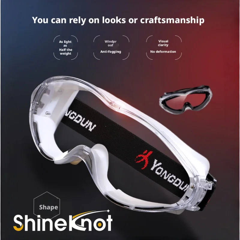 SHINEKNOT Windproof Goggles Dust Proof Sand Proof Waterproof Fog Proof Transparent Goggles For Riding Motorcycles Anti-Collision