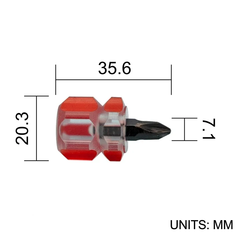 Screwdriver Kit Set Mini Small Portable Radish Head Screw Driver Transparent Handle Repair Hand Tools Precision Car Repair