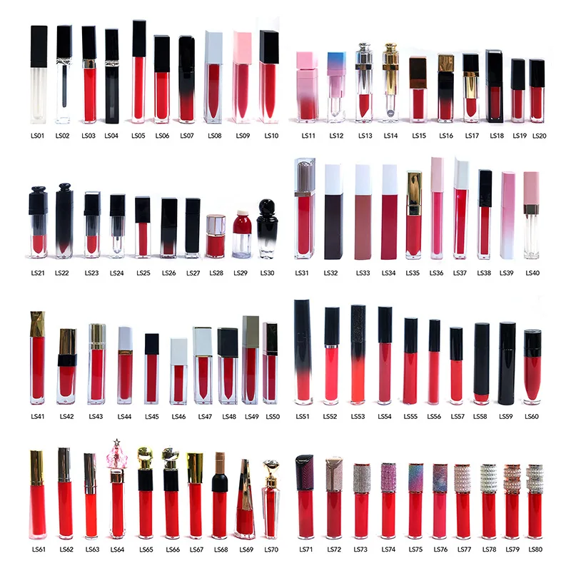 

50pc Custom Logo Tubes Glossy Lip Gloss Private Label Pigment Set Lipgloss Vendor Lip Makeup Cosmetics Wholesale Liquid Lipstick