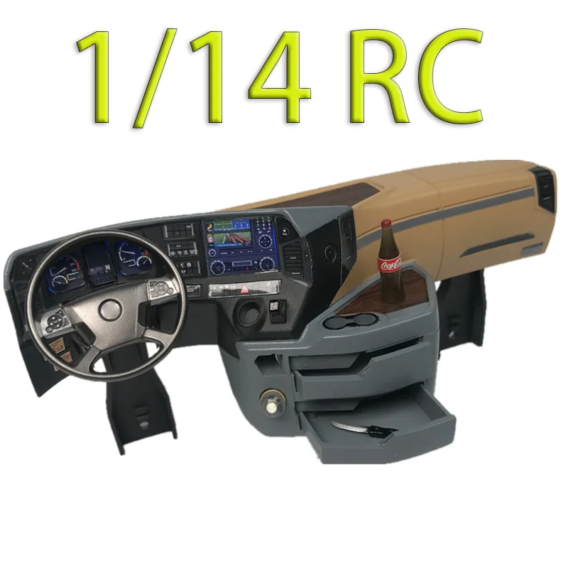 

1:14th Scale Left/Right Peptide Interior Center Console for Tamiya RC Truck BENZ 3363 1851 ACTROS AROCS