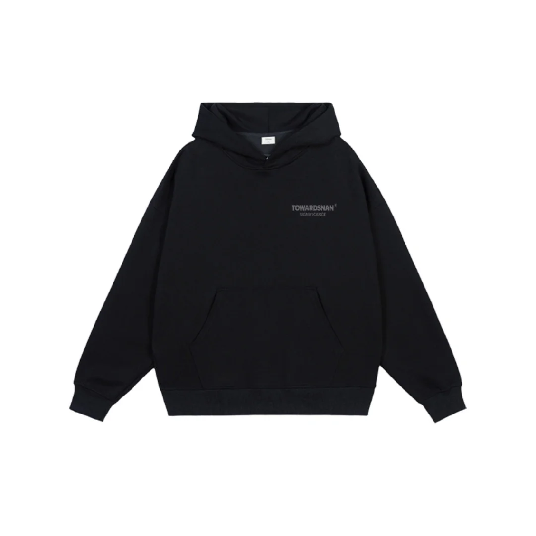 Простая толстовка с буквенным рисунком из чистого хлопка, весна и осень, роскошная нишевая брендовая модная универсальная мужская и женская толстовка Y2K