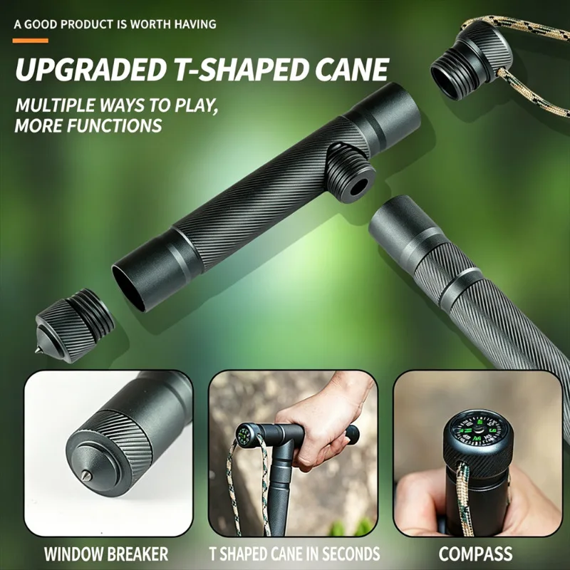折りたたみ式トレッキングポール、Tグリップ付きハイキングスタ - Trekking Poles のレビューと価格
