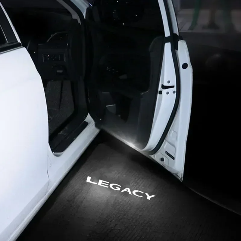 2Pcs LED Ghost Logo Projector Car Door Welcome Courtesy Shadow Light For Subaru Legacy BE BH 2010‑2017 Auto Exterior Accessories - view 4