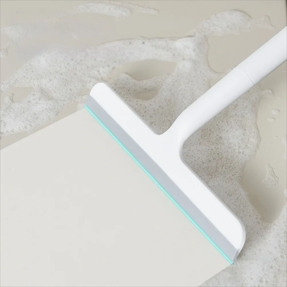 المنزلية مع مقبض الزجاج مكشطة نظيفة الجدار شنقا البلاستيك الزجاج تنظيف أداة سيليكون الزجاج ممسحة الحمام #4