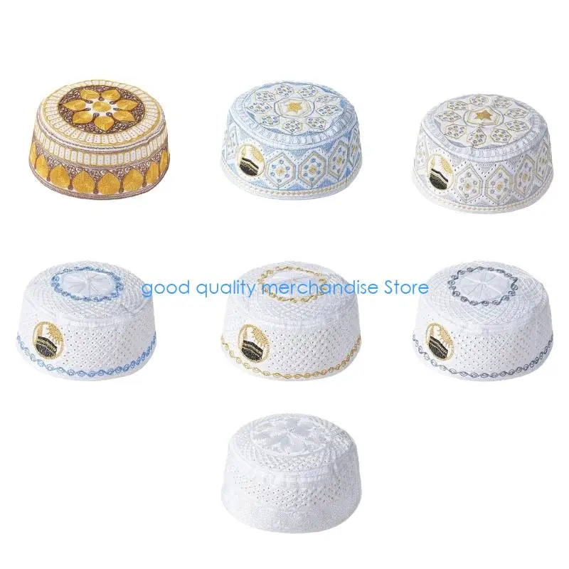 

Y5JD Унисекс-ярмолка Традиционный дизайн Удобный религиозный аксессуар длительного ношения