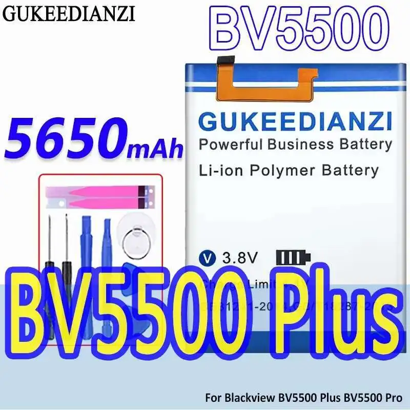 

For Blackview BV5500 Plus Pro Bv5500plus Bv5500pro 5650Mah High-Capacity Mobile Phone Battery