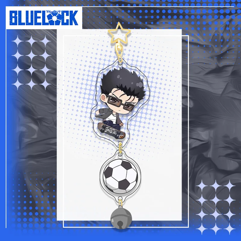 Hot Anime BLUE LOCK Figures Isagi Yoichi Bachira Meguru Chigiri Hyoma Cosplay Cute Acrylic Keychains Fans Christmas Gifts