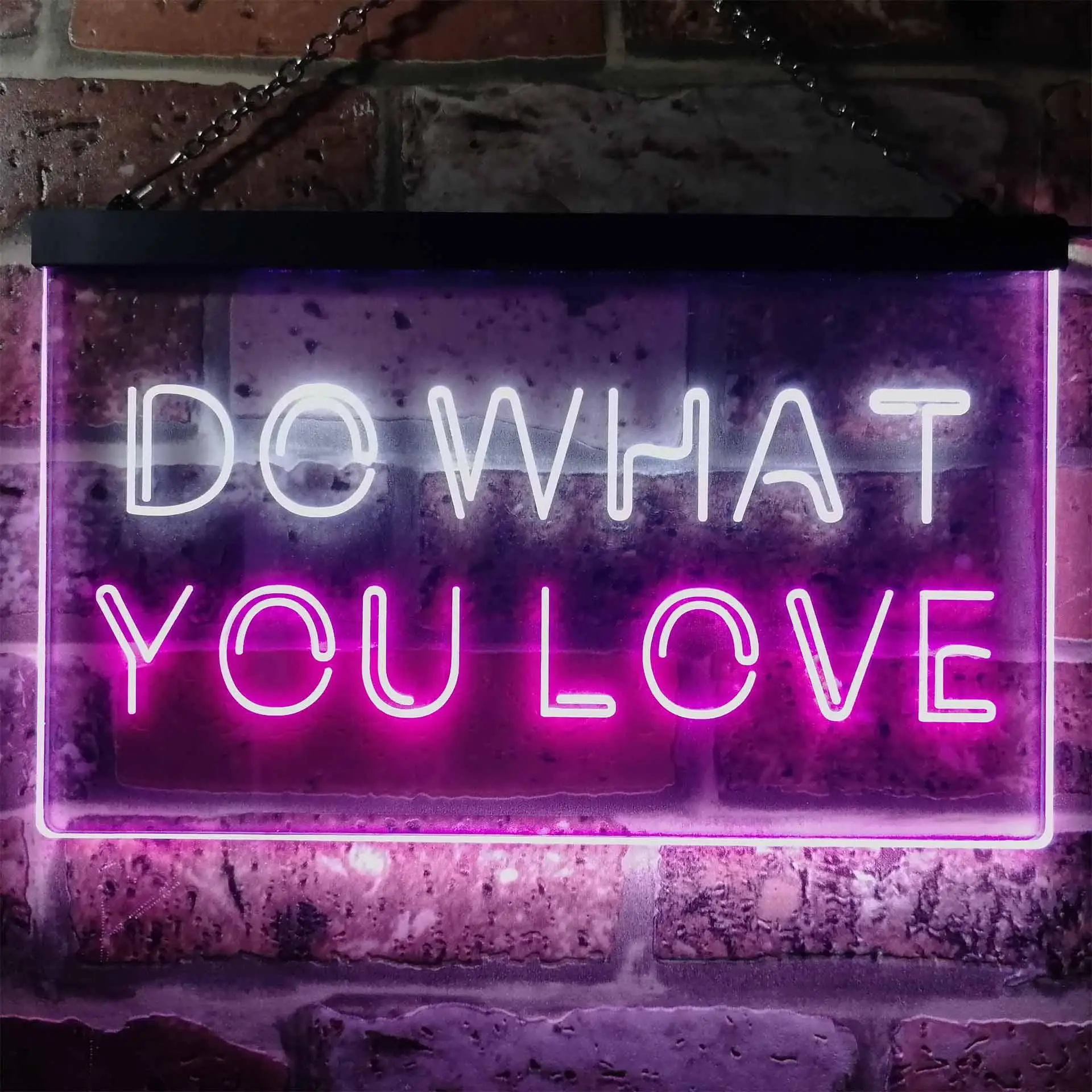 Do What You Love Dual Color Led Neon Sign st6-i3199