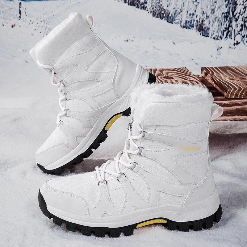 PARZIVAL Women Winter Boots Thick Bottom Fur Ladies Snow Boots Ankle Boots Women Waterproof Women Shoes Mujer Warm Cotton Shoes