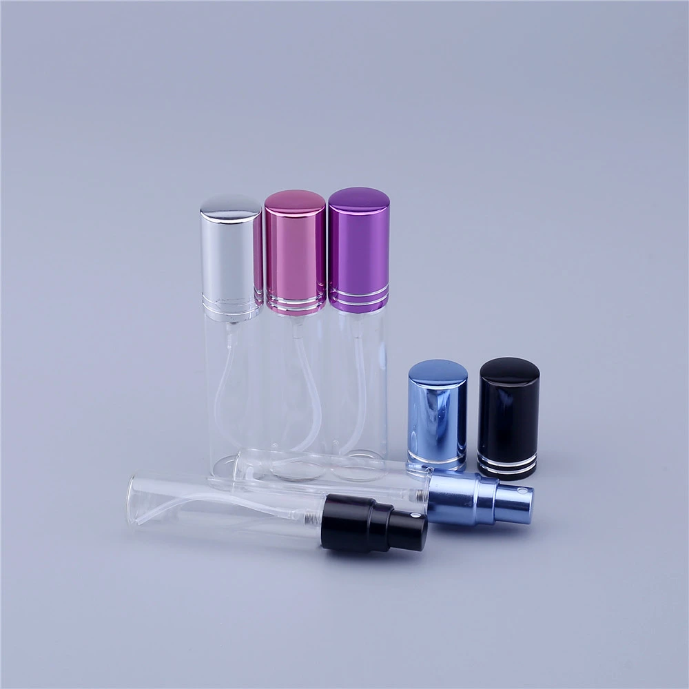 25Pcs 10ML Portable Perfumaria Refillable Bottle With Spray, Empty Cosmetic Containers Atomizer Bottle For Travel Tool