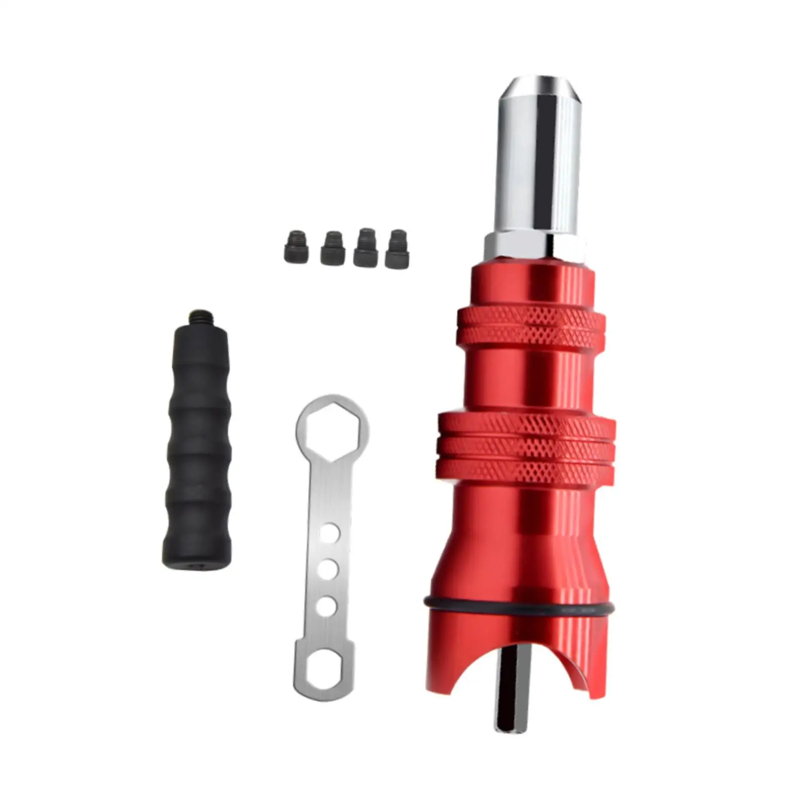 Cordless Drill Electric Rivet Adapter Professional with Interchangeable Rivet Heads for Building Home Cars Instruments Furniture
