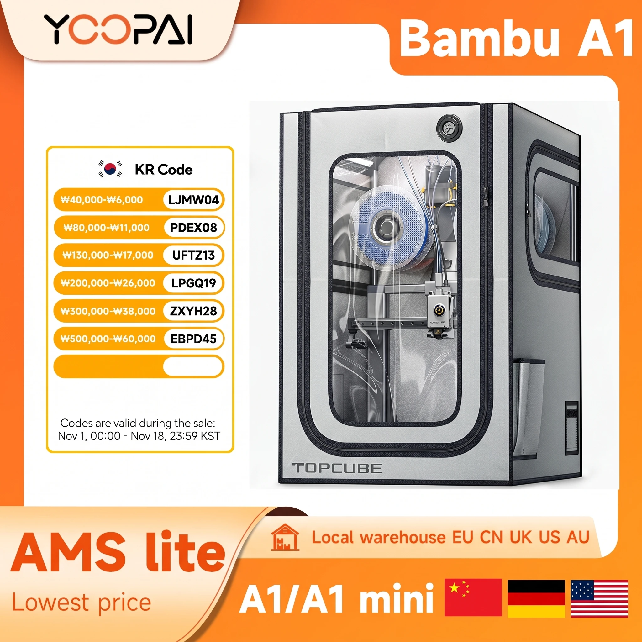 Enclosure 3D Printer - YOOPAI 3D Printer Enclosure For Bambu