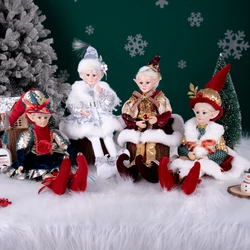 Hanging Decoration Navidad Natal 2026 New Year Gifts Elf Boy Dolls with Mask Christmas Tree Pendant Ornaments Elf Gifts