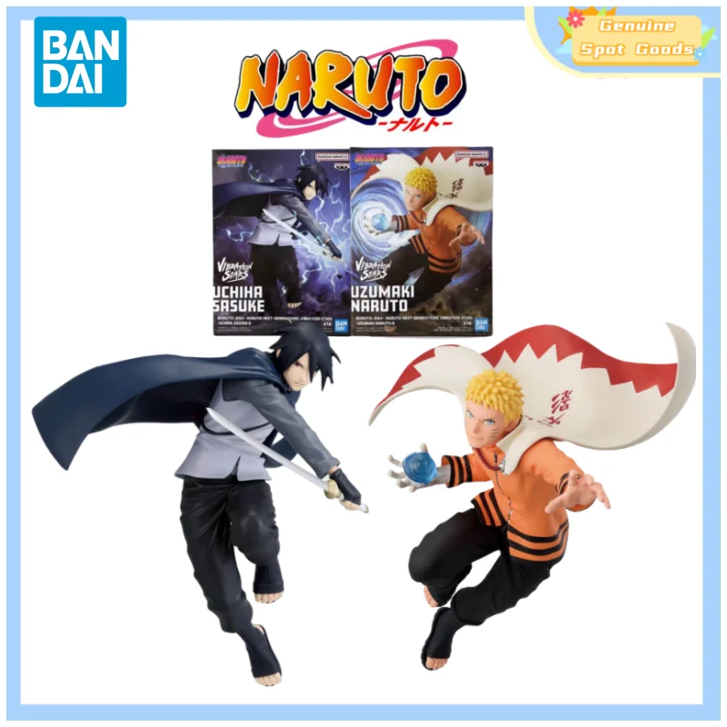 

Genuine Bandai NARUTO NEXT GENERATIONS VIBRATION STARS UZUMAKI NARUTO SASUKE Anime Action Figure Model Gift for Toys Hobbies Kid