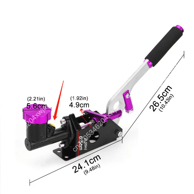 0.75 Hydraulic Handbrake CNC Aluminum Racing Drift E Brake with Reservoir for Car Drift