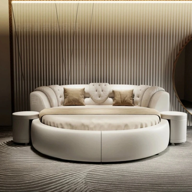 Casa elegante, marco de cama doble, colchón Superking, cama de princesa, Loft, Villa, Letto Matrimoniale, muebles de dormitorio de lujo