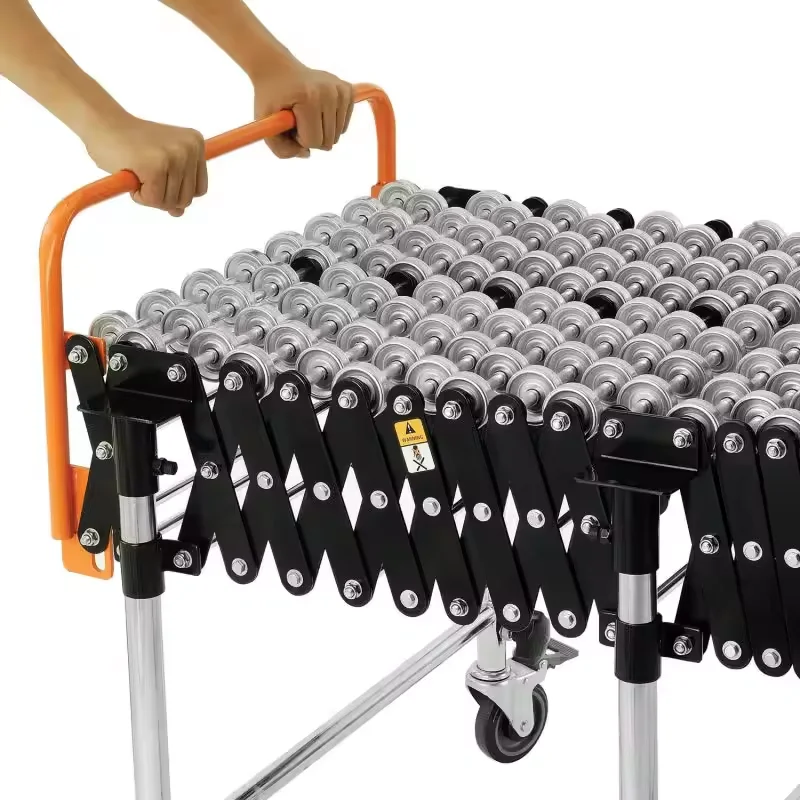 

【Best-selling】Loading Truck Gravity Expandable Skate Wheel Flexible Roller Conveyor