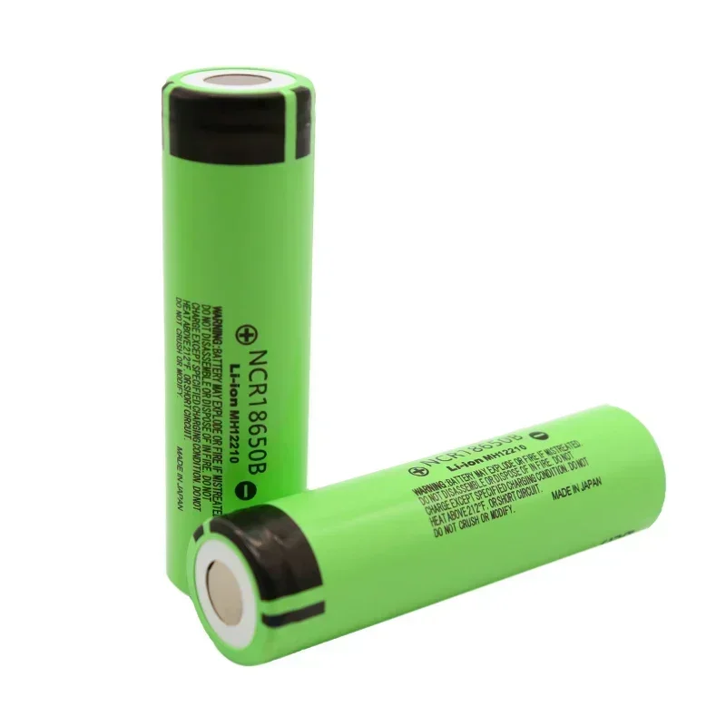 100% Rechargeable Lithium Battery 18650battery 34B for Flashlight USB Charger Original New NCR18650B 3.7V 3400mAh