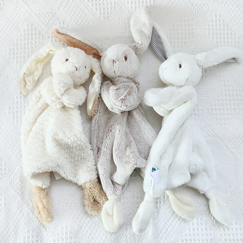 Cuddle Doll Mini Plush Rabbit Soft Toy Doll Loneliness Smoothing Baby Nursery Room Decor Infant Sleeping Birthday Gift